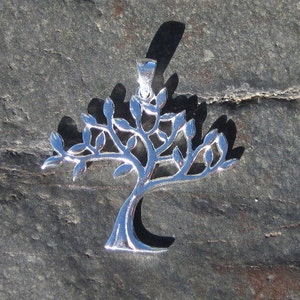 Sterling Silber Baum des Lebens Anhänger - #442