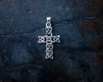 Sterling Silver Celtic Cross Pendant