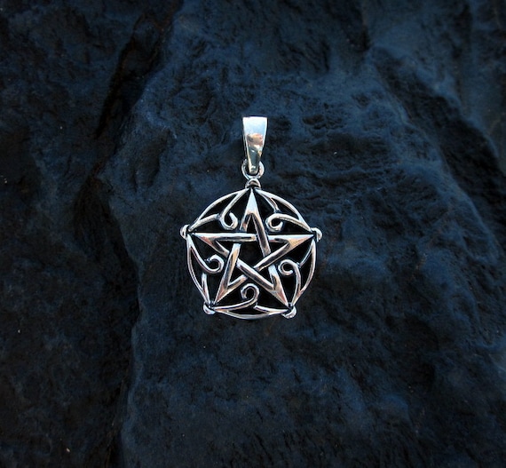 Sterling Silver Pentagram Pendant