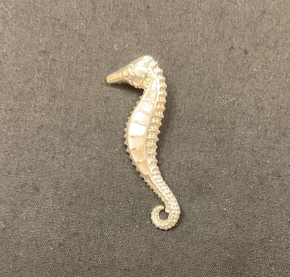 Mother of Pearl Seahorse Pendant
