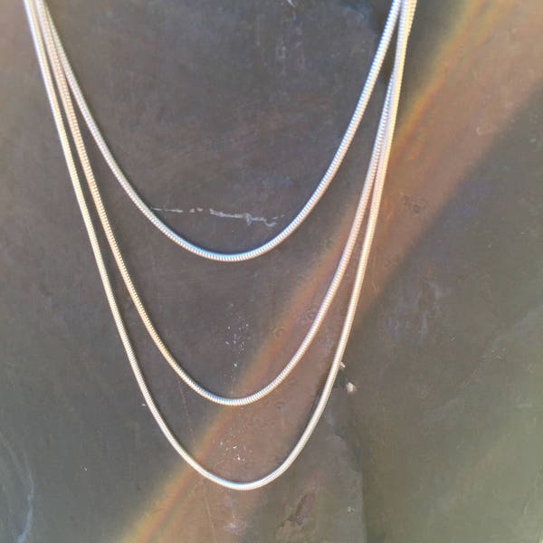 Sterling Silver Snake Chain