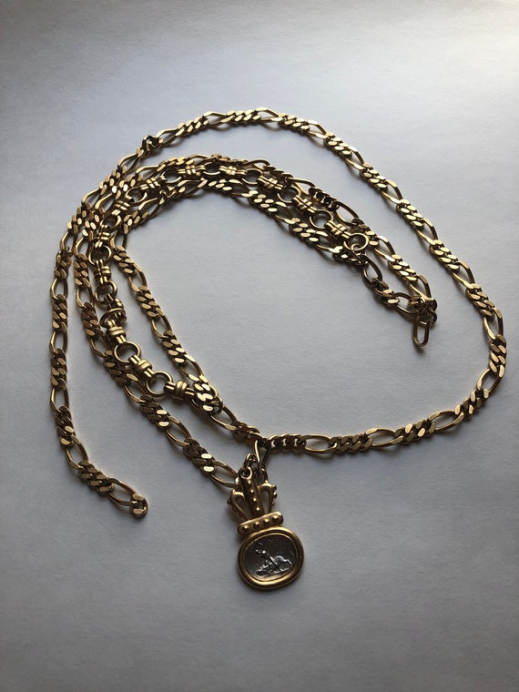 Vintage Accessocraft gold chain belt