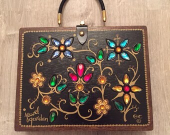 Vintage Enid Collins Jewel Garden 1965 box bag