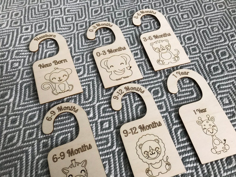 Baby Clothes Dividers Nursery Accessories Baby Wardrobe Etsy UK