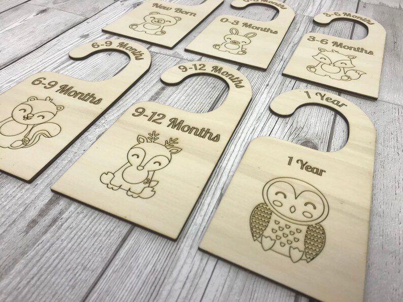 Baby Clothes Dividers Nursery Accessories Baby Wardrobe Etsy UK
