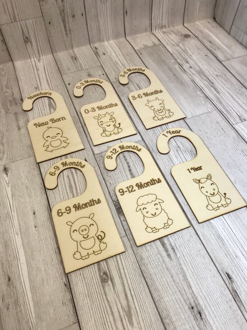 Baby Clothes Dividers Nursery Accessories Baby Wardrobe Etsy UK