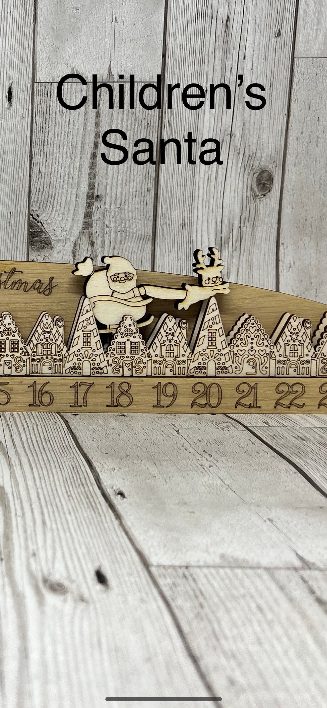 Christmas Countdown Personalised Christmas Advent Calendar - Etsy UK
