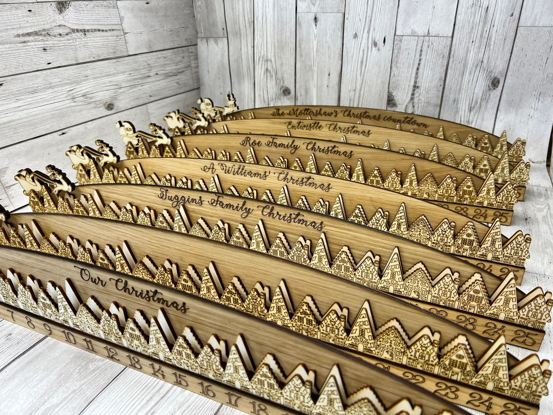 Christmas Countdown Personalised Christmas Advent Calendar - Etsy UK