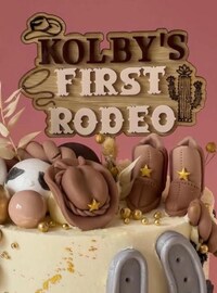 Edible Cupcake / Muffin Toppers / Cake Decoration Cowboy Wild West 20 pieces CUT OUT from edible paper or fondant for birthday cakes