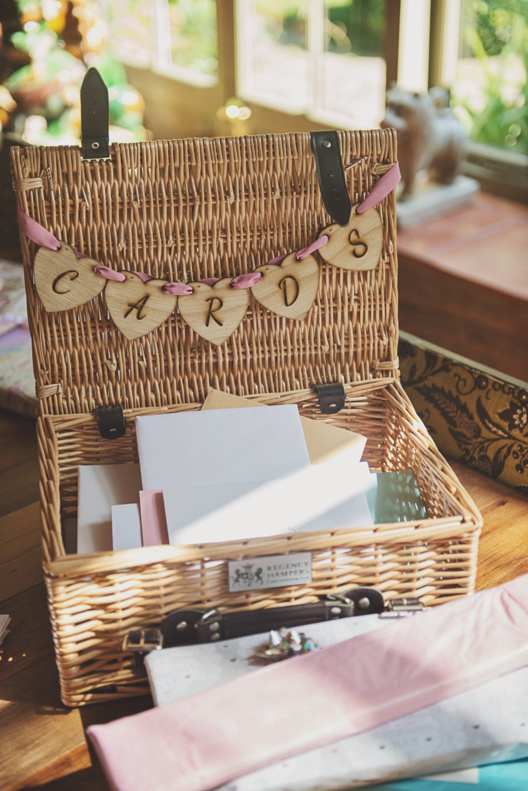 Cards Bunting, Card Sign, Wedding Sign, Wedding Card Sign, Wooden