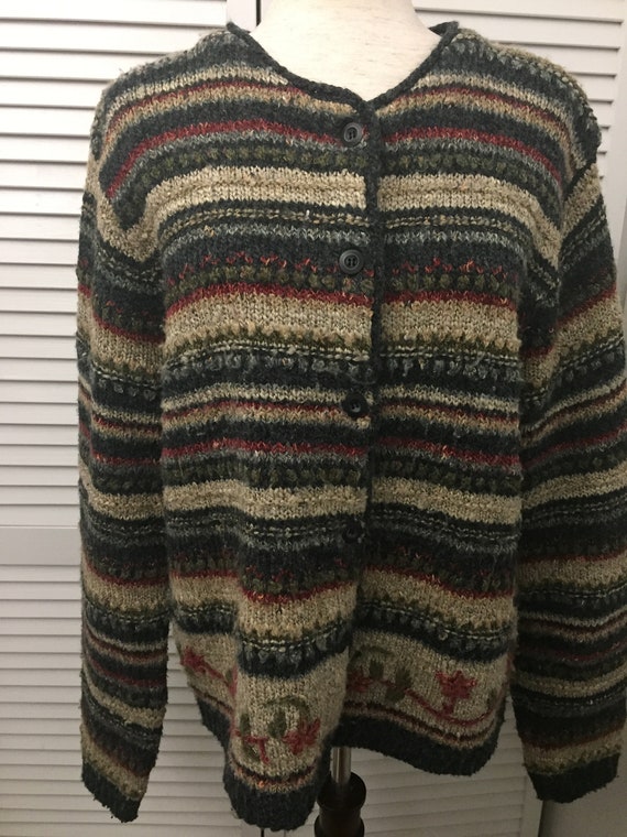 Vintage Croft\u0026barrow Stripe Multicolor 