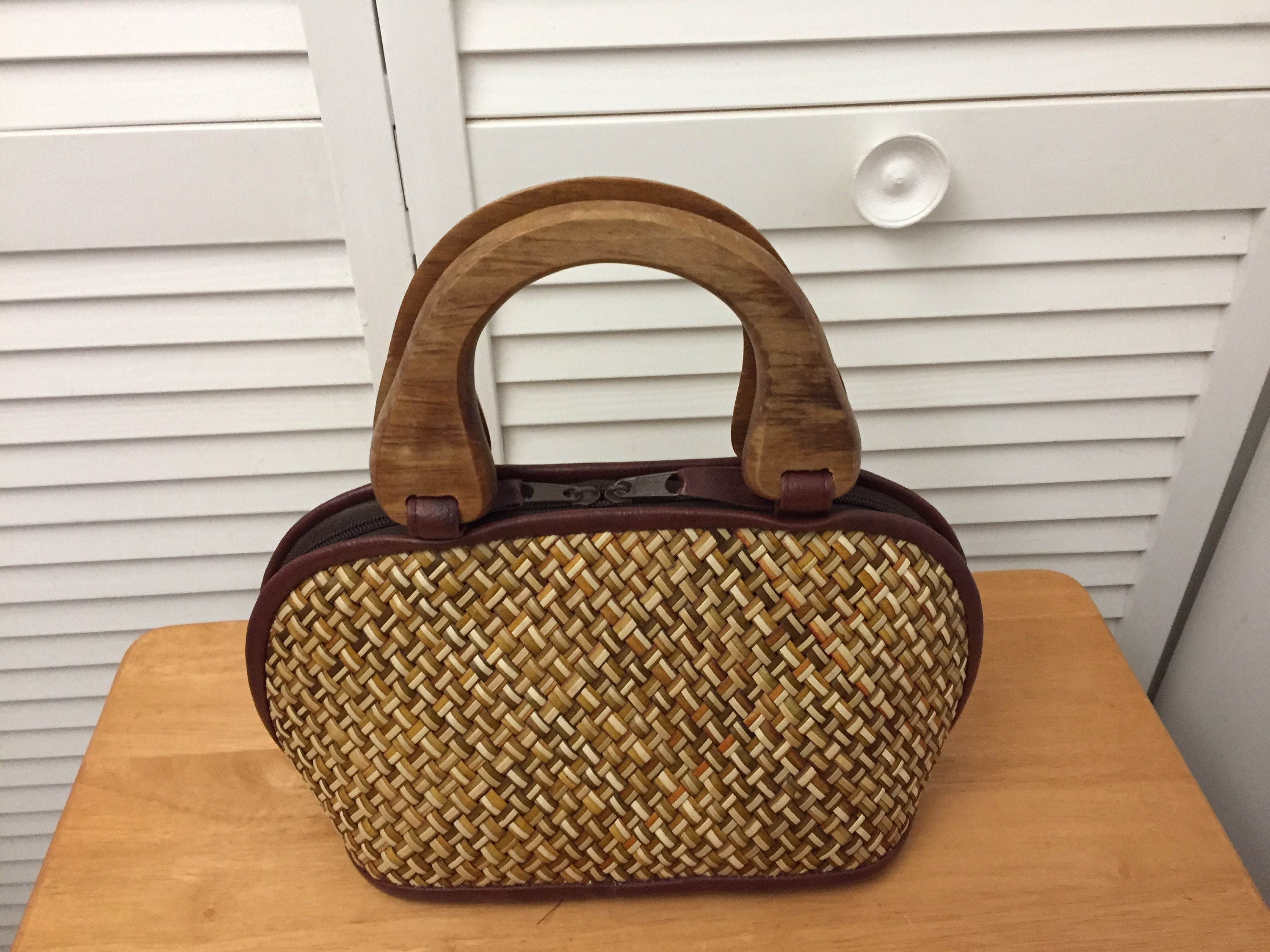 Rattan Woven Handbag For Women, Boho Style Straw Bag, Vintage Crossbody Bag  For Travel Vacation - Temu Japan