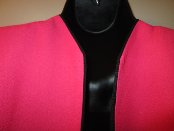 Vintage Irene P jacket in rich salmon color with … - image 4