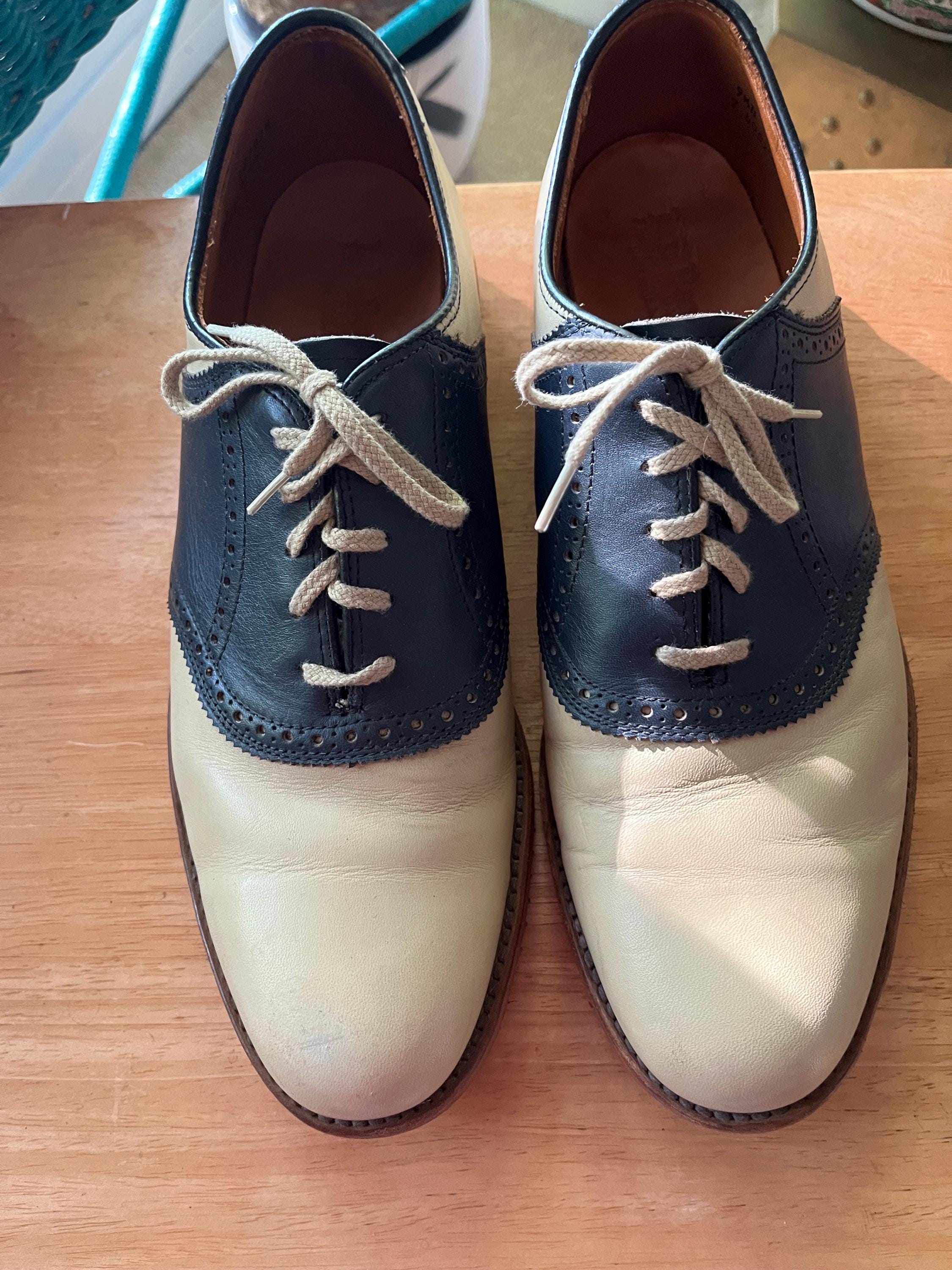 Black And White Shoes Vintage 1950's Saddle Shoes Keds Saddle