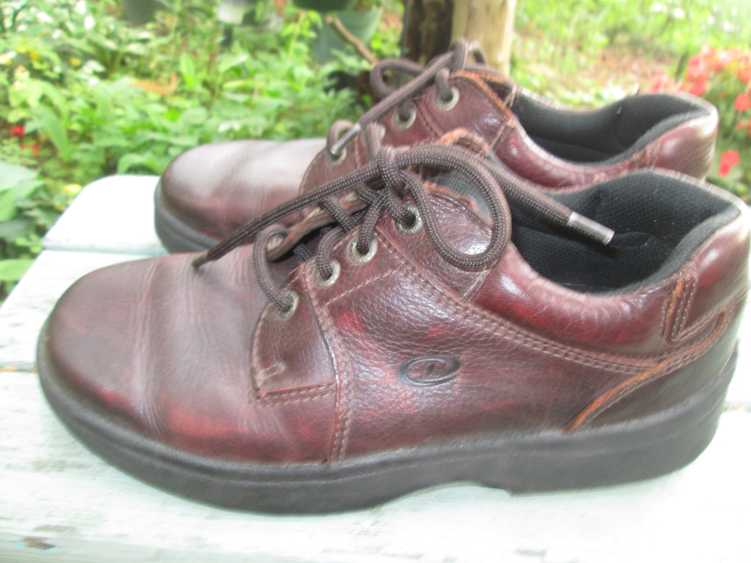 Vintage Made in USA Dexter Brown Leather Lace up Brogues Oxfords 