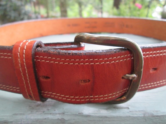 braided leather belt made in usa