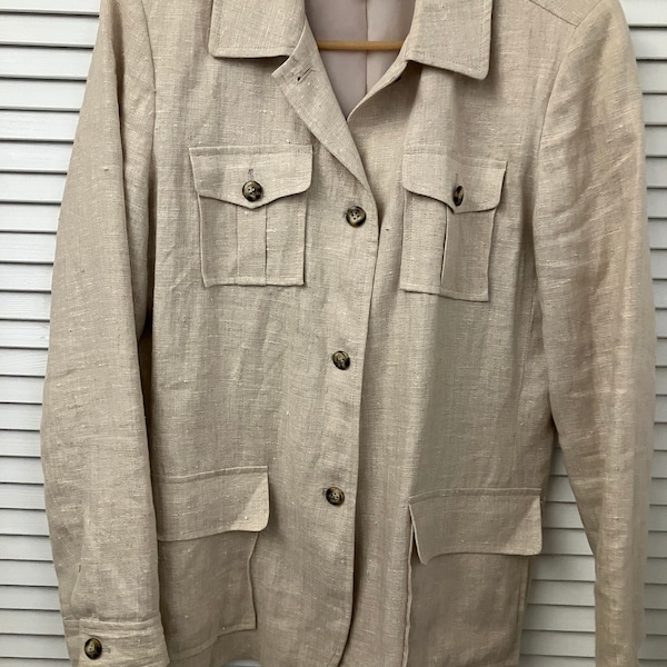 Mens Linen Jacket Etsy