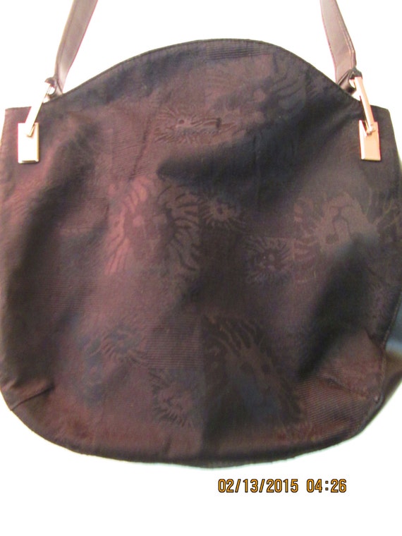 faux embossed lv shoulder bag