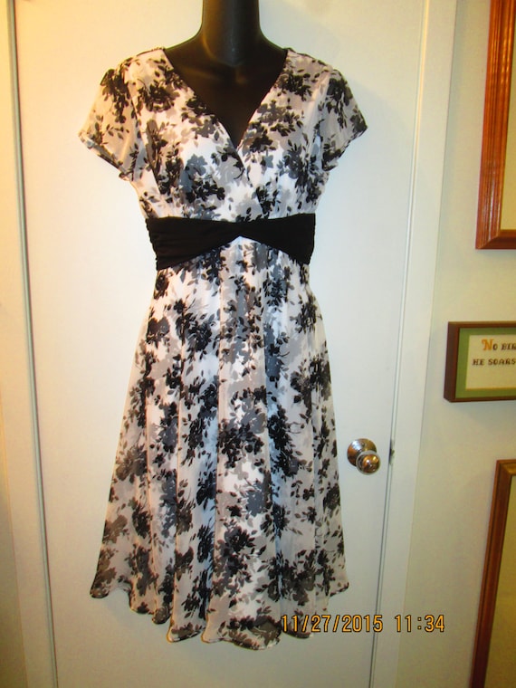 Connected apparel polka dot dress cheap