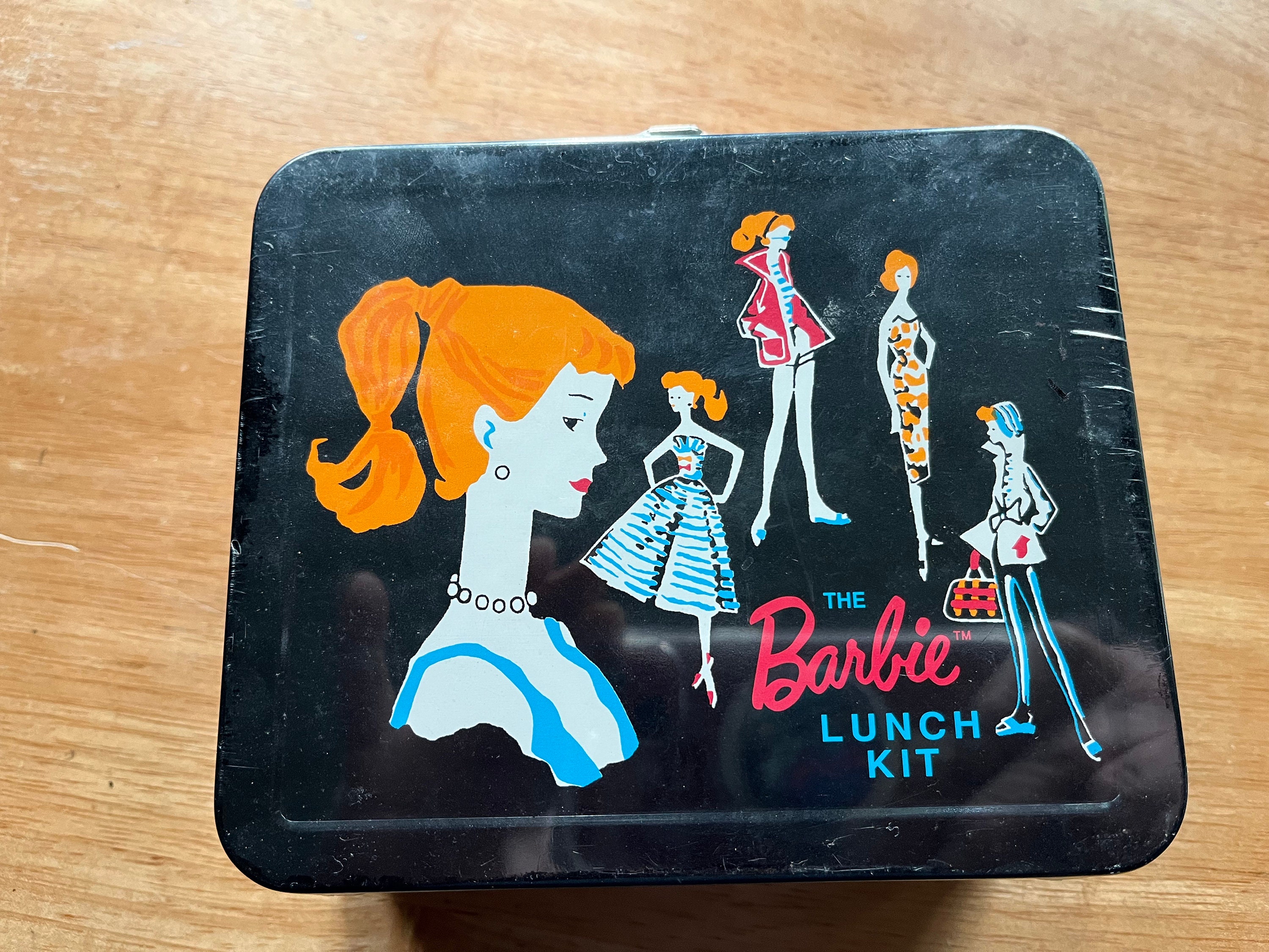 Vintage Barbie Lunch Box with tray