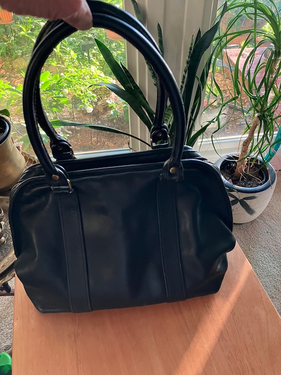 Black coach satchel bag Clearance