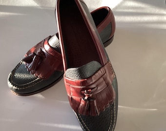 Jonathan Richards Redford Loafers Men Size 9.5 M Brown Leather Slip On Shoes Mens Jonathan Richards Brown Leather Tassel Loafers Size 9.5  main image 3