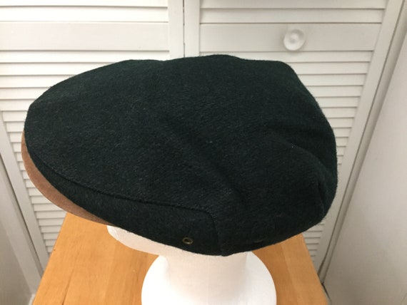 Tan Suede Bill Flatcap London Fog 