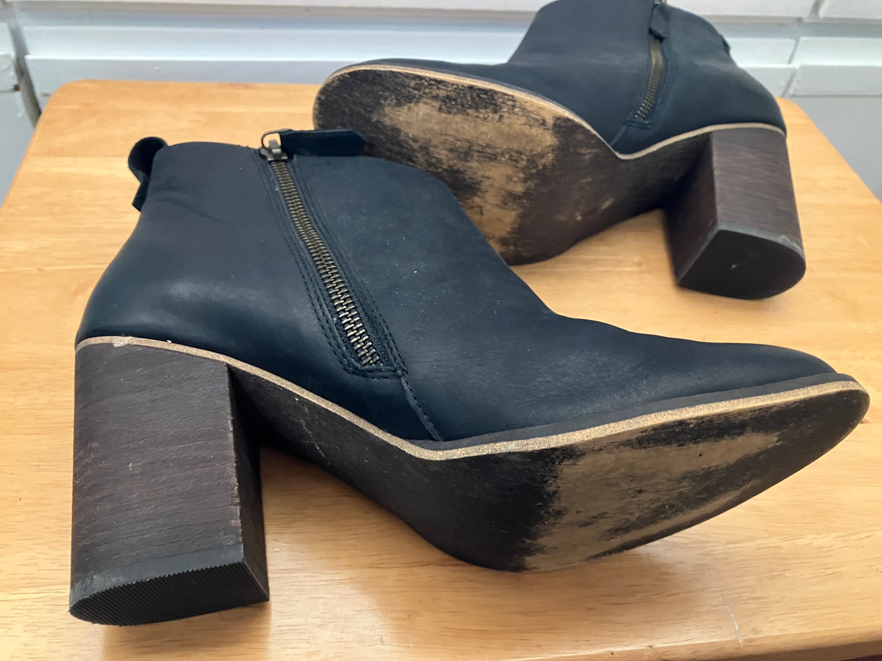 Bp top black booties