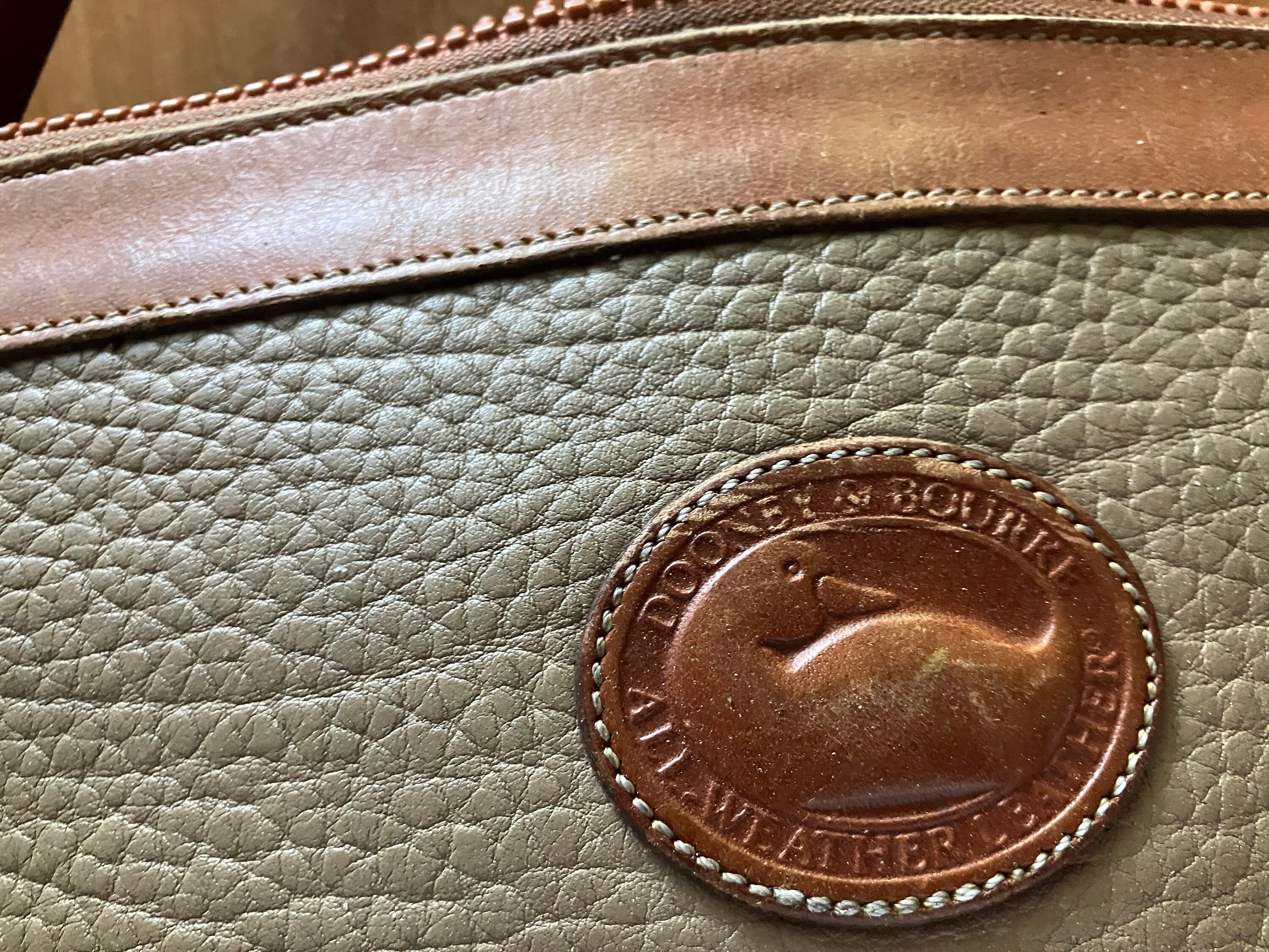 inside real dooney and bourke vs fake