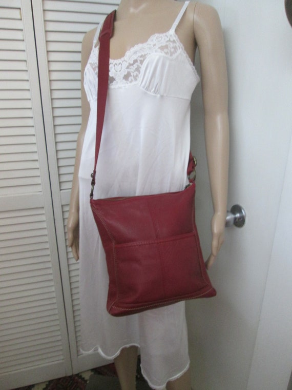 the sak red purse