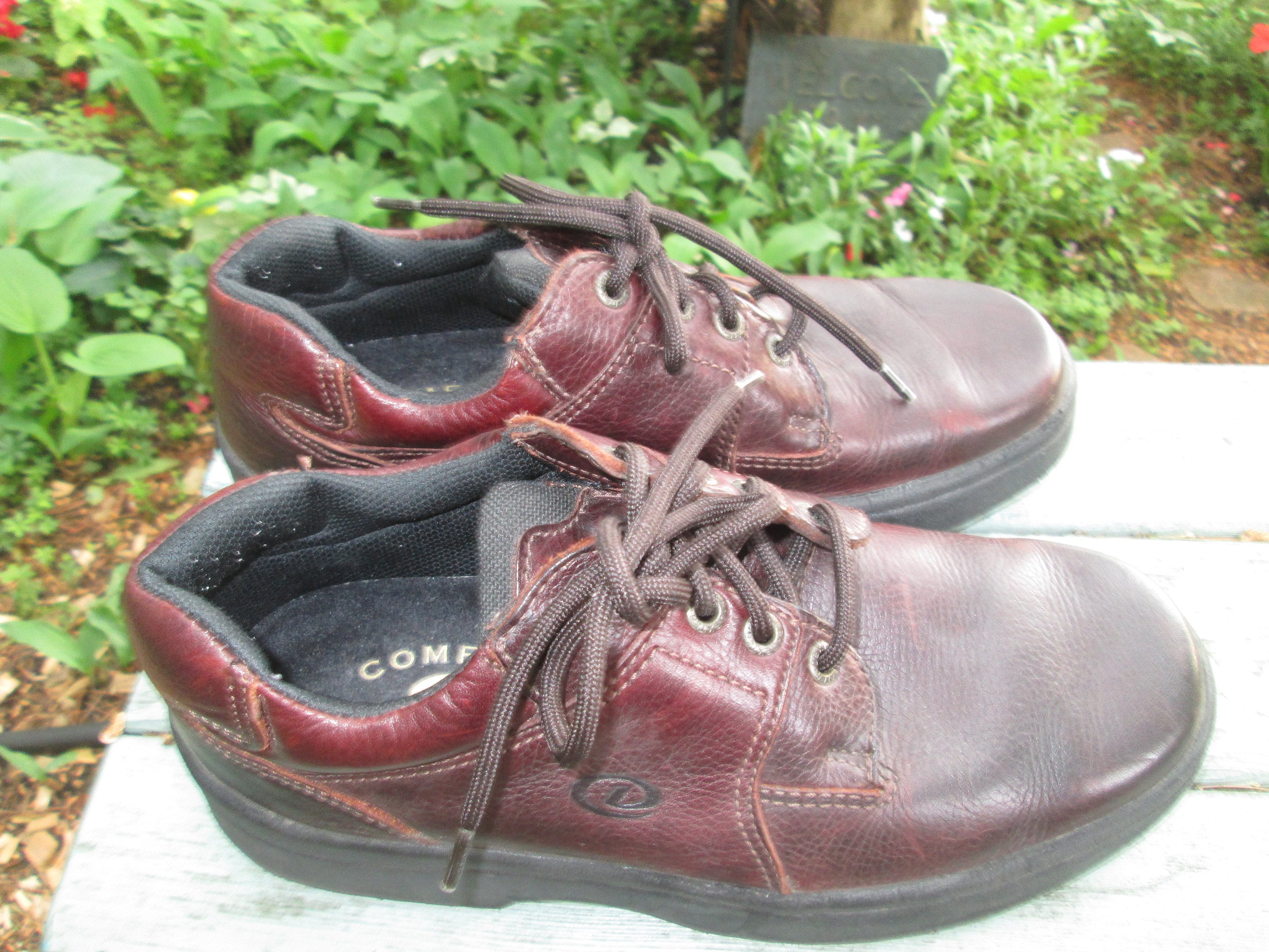 Vintage Made in USA Dexter Brown Leather Lace up Brogues  display picture 3