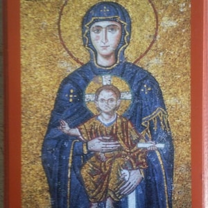 Orthodox icon of Theotokos in Hagia Sophia