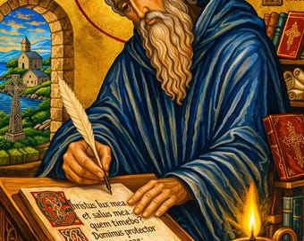ICON of St. Columba of Iona