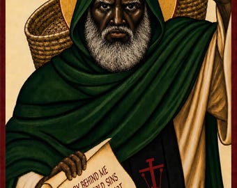 ICON of St. Moses the Black