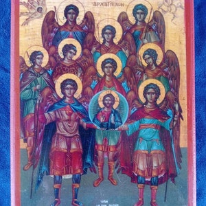 ORTHODOX ICON of the ARCANGELS