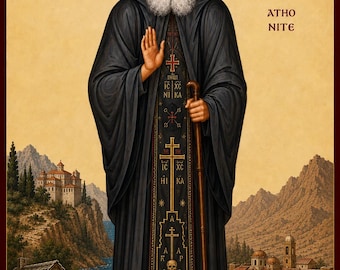 ORTHODOX ICON St PAISIOS