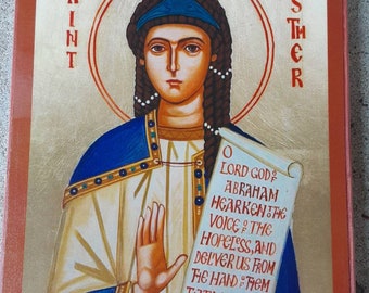 ORTHODOX ICON St. ESTHER