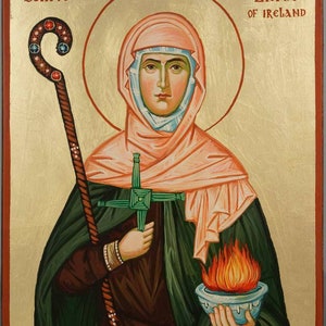 ORTHODOX ICON St. BRIGID