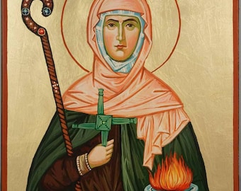 ORTHODOX ICON St. BRIGID