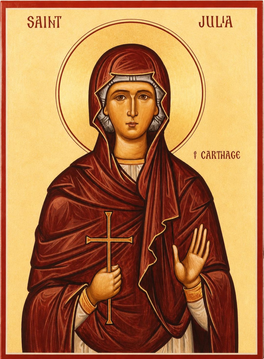 ICON of St. Julia of Carthage - Etsy