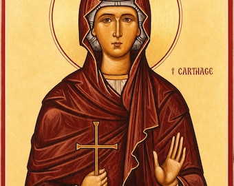 ICON of St. Julia of Carthage