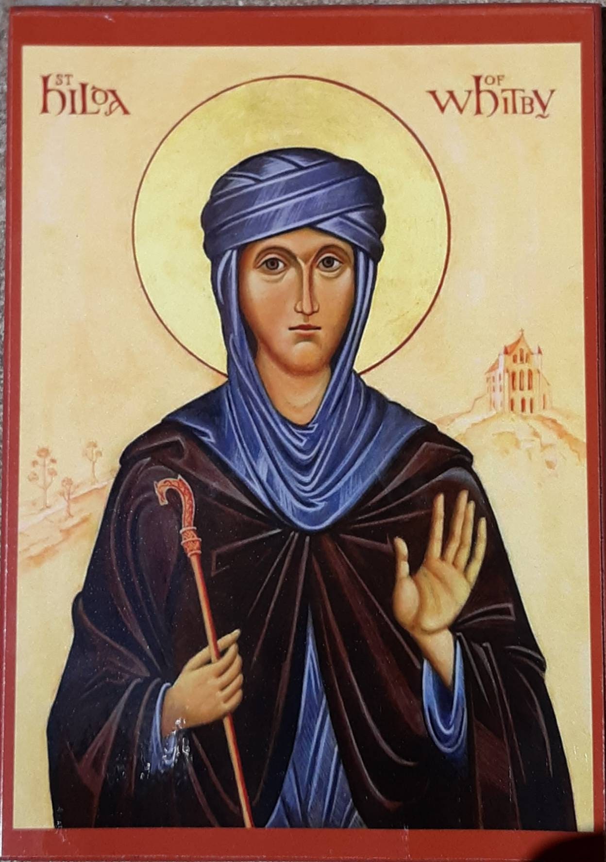 Orthodox Icon of St Hilda of Whitby - Etsy