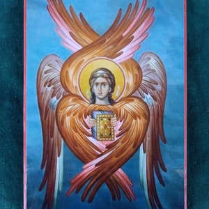 ICON of six winged Seraphim