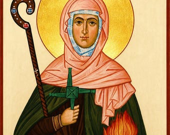 ORTHODOX ICON St. BRIGID