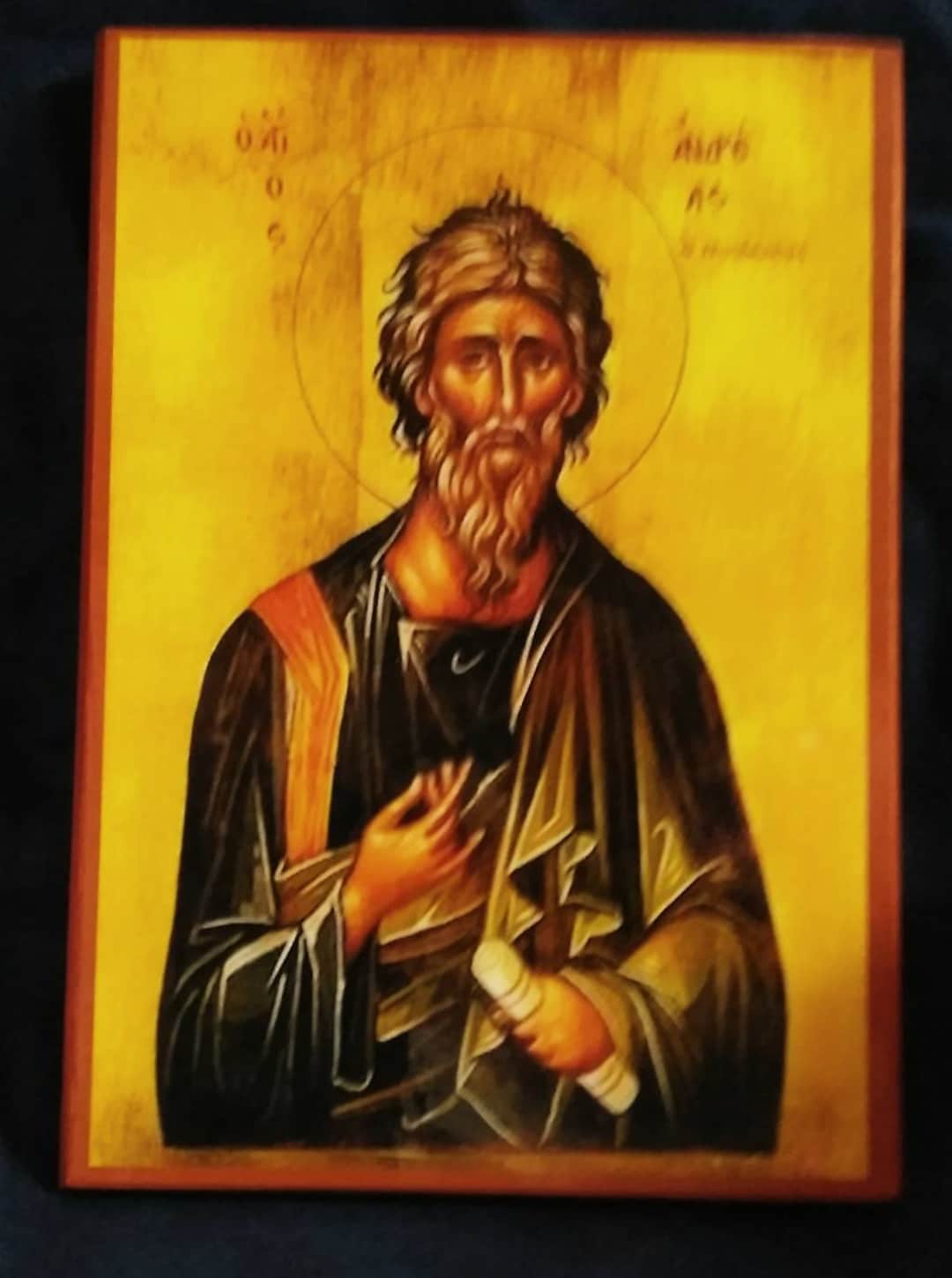 ICON of St. Andrew the Apostle - Etsy
