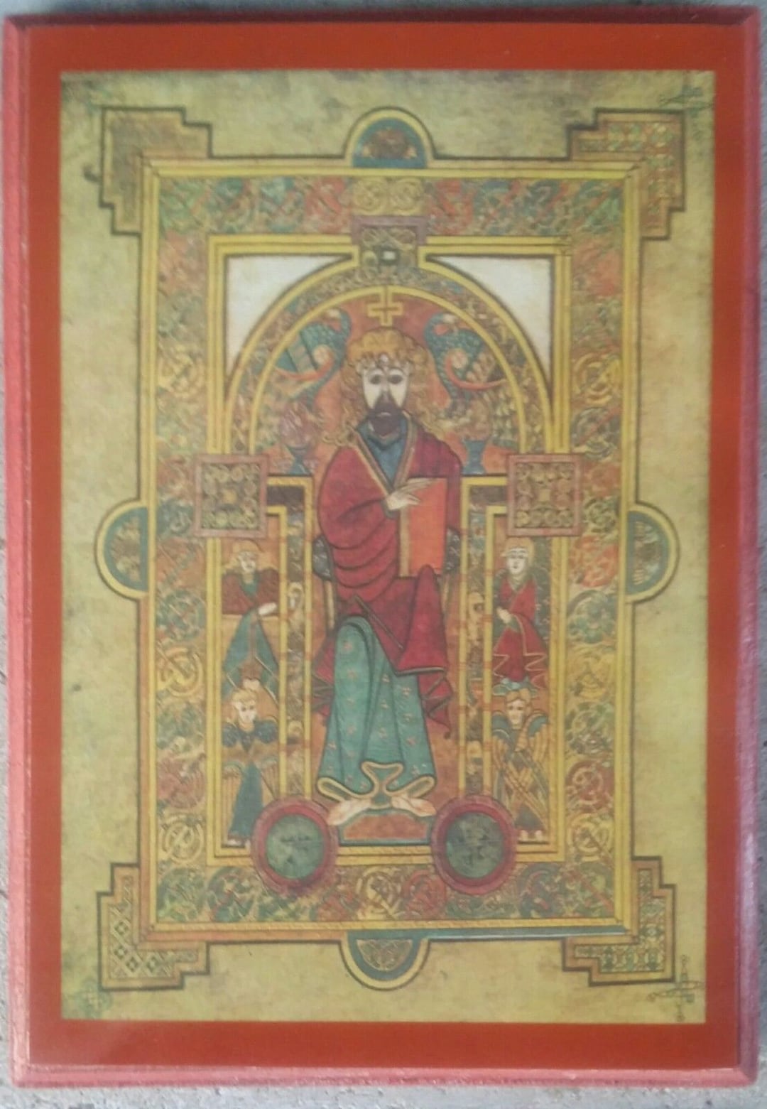 ICON of Christ Book of Kells Etsy