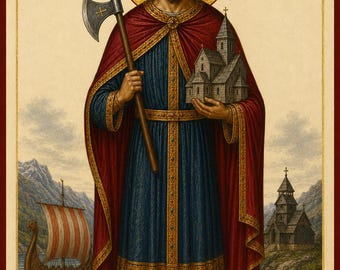 ICON of St. Oloff King of Norway