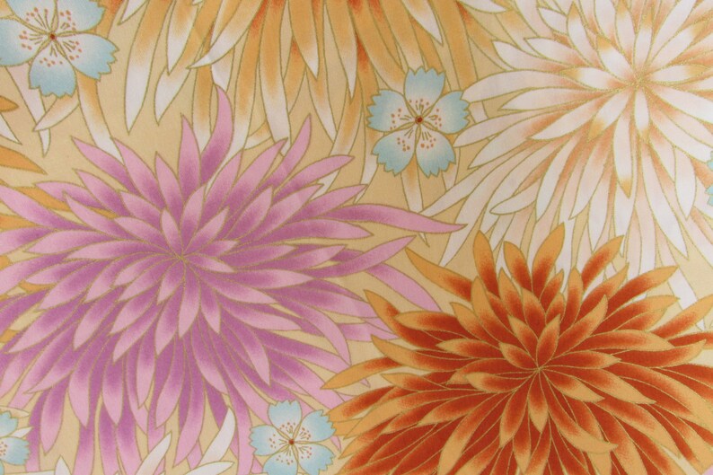 Asian Design Fabric by the Half Yard, Made by Kona Bay, High Quality