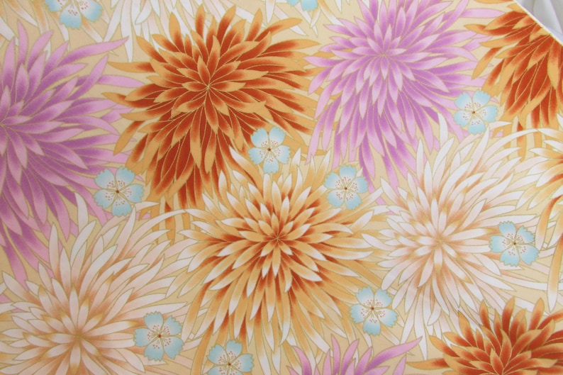 Asian Design Fabric by the Half Yard, Made by Kona Bay, High Quality