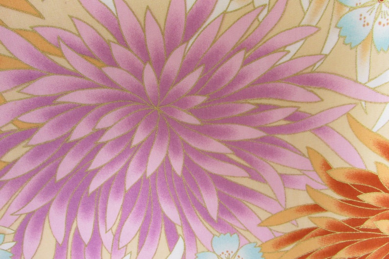 Asian Design Fabric by the Half Yard, Made by Kona Bay, High Quality